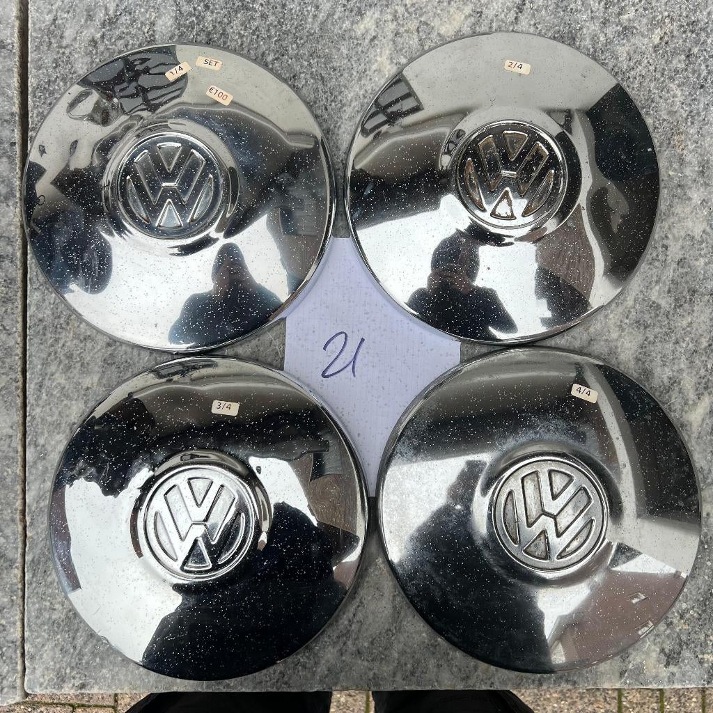 VW Chromen Wieldop 4x130 Kever KG T14 1968 en eerder, Enlèvement ou Envoi, Utilisé