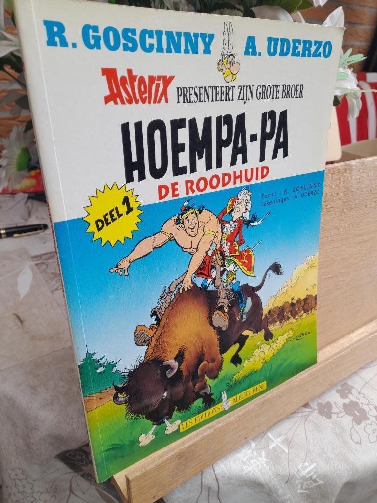 Van de tekenaar van asterix Hoempa pa de roodhuid deel 1, Boeken, Verzenden, Eén stripboek, Zo goed als nieuw, Goscinny en Uderzo