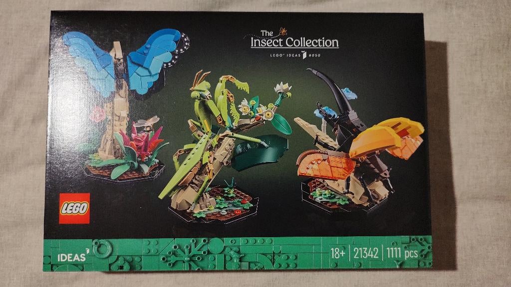 Lego Ideas 21342 (Insectencollectie) + GWP 40788, Kinderen en Baby's, Speelgoed | Duplo en Lego, Nieuw, Lego, Complete set, Ophalen of Verzenden