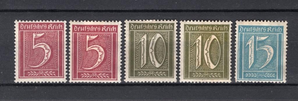 DEUTSCHES REICH Yt. 138/140 MH, Ophalen of Verzenden, Postfris
