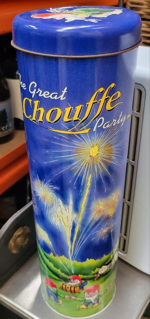 La Chouffe metalen drankenkoker
Dit is een blik, Verzamelen, Blikken, Ophalen of Verzenden