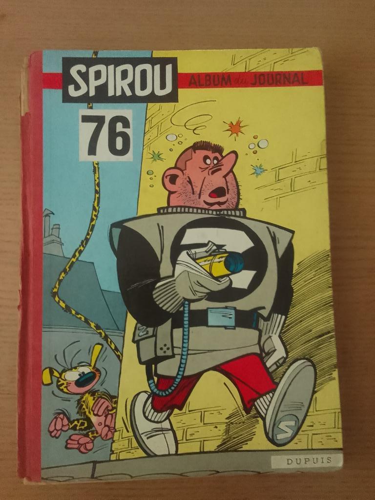 Reliure Recueil Albums du journal SPIROU N 76 - 1960, Enlèvement ou Envoi, Utilisé