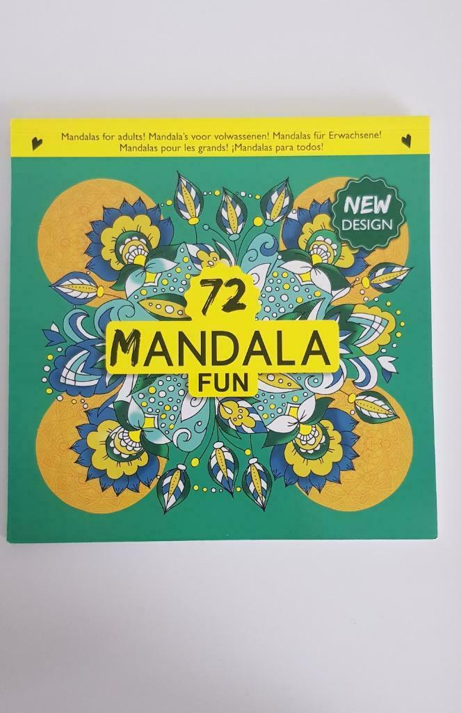 kleurboek voor volwassenen Mandala Fun, Ophalen of Verzenden, Nieuw, Papier, Schets- of Tekenboek