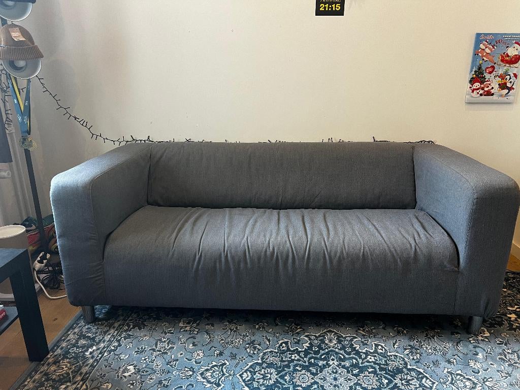 KLIPPAN - fauteuil (gris), Moins de 75 cm, Modern, comfortabel & tijdloos, Comme neuf, Enlèvement