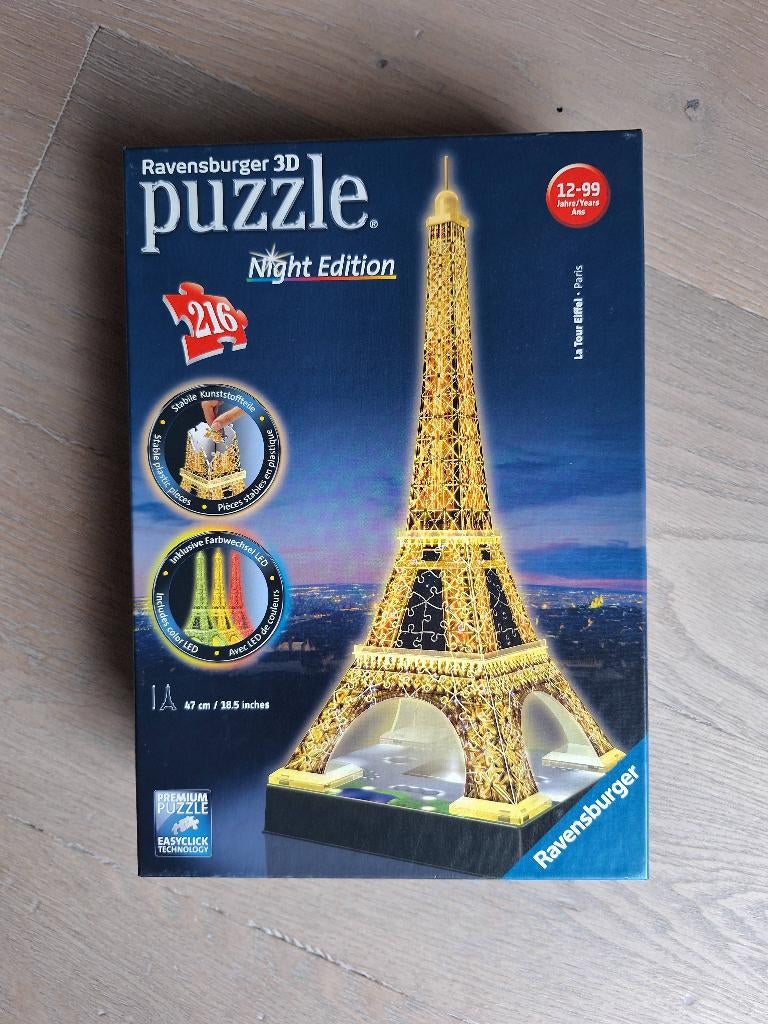 Ravensburger 3D puzzel, Hobby en Vrije tijd, Ophalen, Minder dan 500 stukjes, Zo goed als nieuw, Rubik's of 3D-puzzel