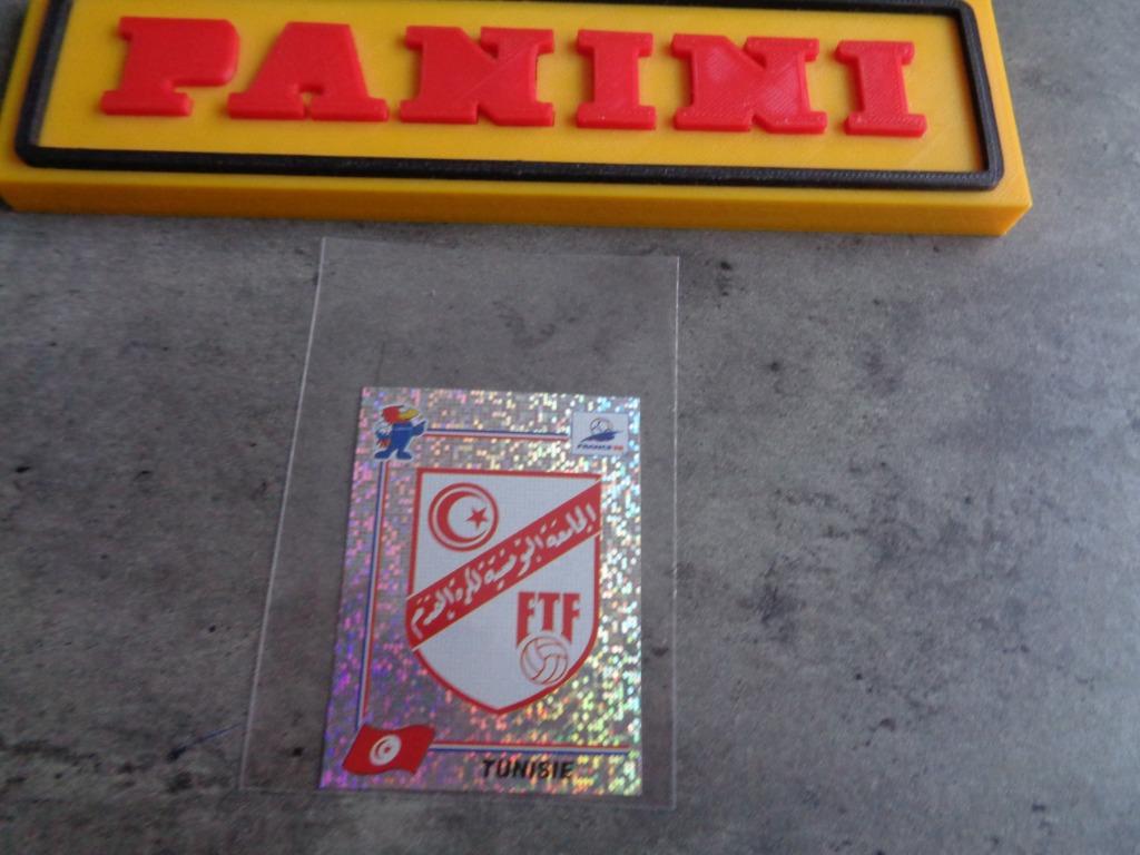 PANINI VOETBAL STICKER WORLD CUP 98 FRANCE WK EMBLEEM, Ophalen of Verzenden, Sticker