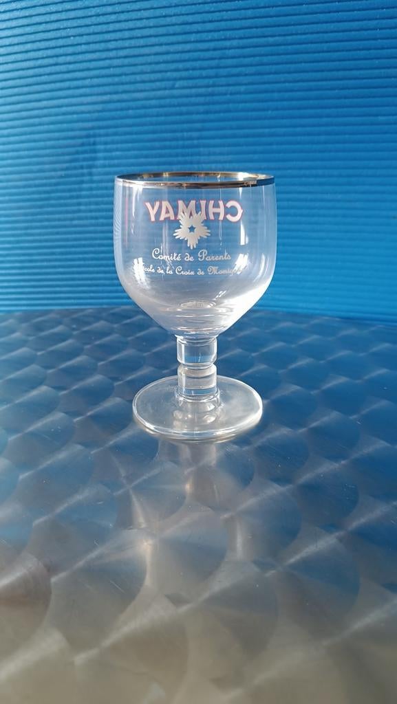 Verre Chimay 18cl comité de parents Momignies, Enlèvement ou Envoi, Comme neuf