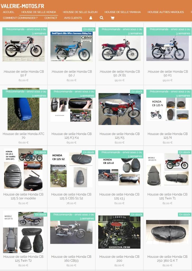 Housse de selle neuve adaptable pour Honda, Motos, Envoi, Neuf