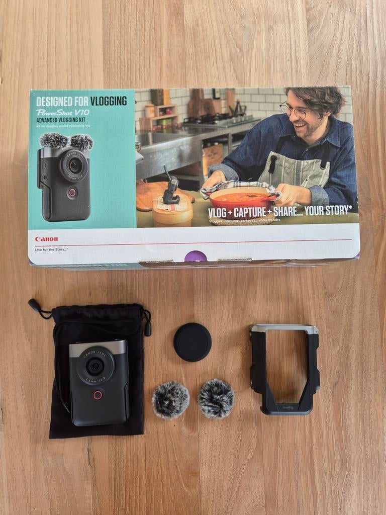 Canon Powershot V10 Advanced Vlogging Kit, Ophalen of Verzenden