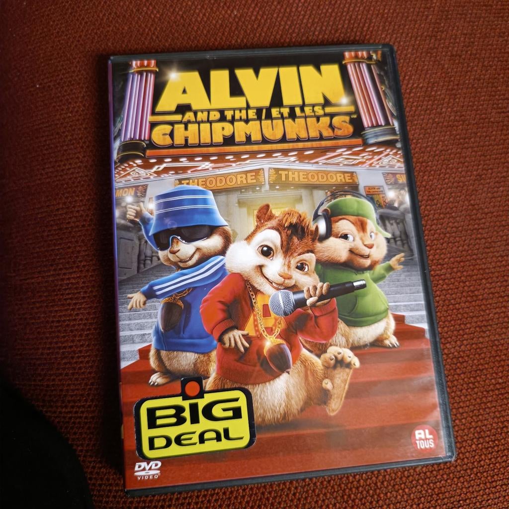 Dvd Alvin and the chipmunks, Ophalen of Verzenden, Zo goed als nieuw
