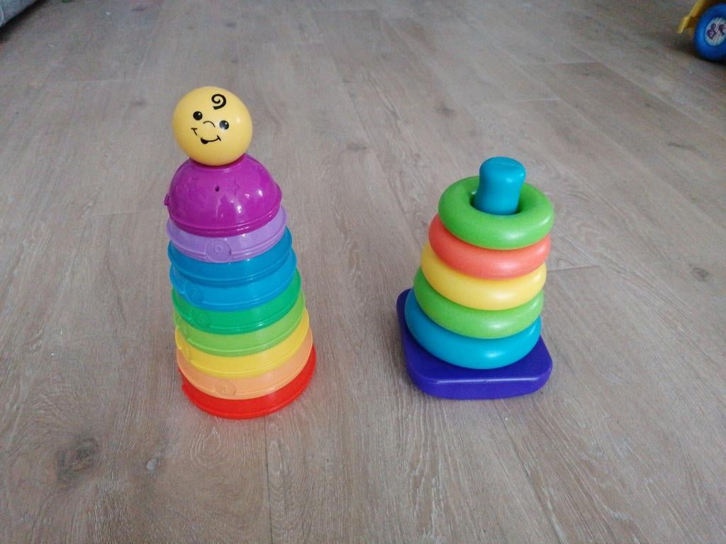 Fisherprice stapeltoren en stapelringen, Kinderen en Baby's, Speelgoed | Fisher-Price, Ophalen of Verzenden, Zo goed als nieuw