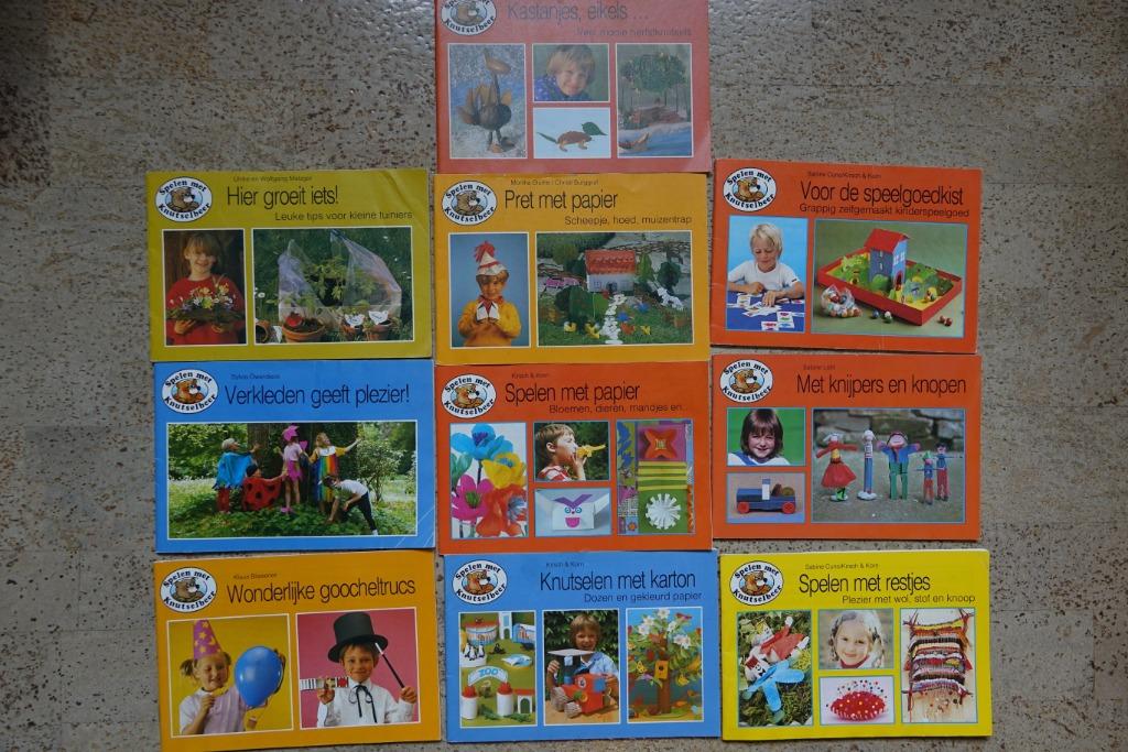 Spelen met knutselbeer : 10 praktische boekjes, Livres, Loisirs & Temps libre, Enlèvement ou Envoi, Utilisé, Scrapbooking et Bricolage