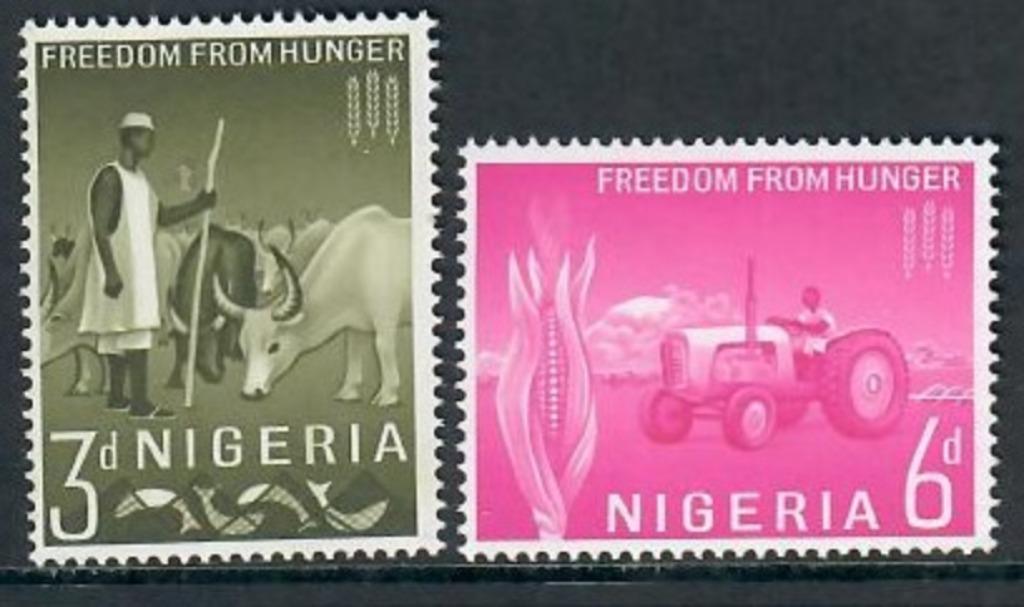 Nigeria yvertnrs.: 137/38 postfris, Postzegels en Munten, Postzegels | Afrika, Ophalen of Verzenden, Nigeria, Postfris