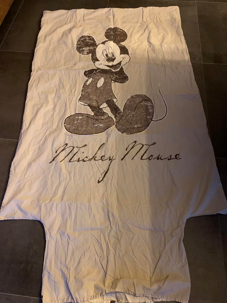 Drap de lit Mickey Mouse, Enfants & Bébés, Garçon ou Fille, Enlèvement ou Envoi, Beige, Housse de couette