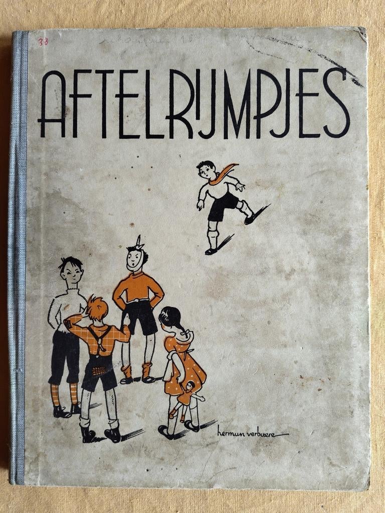 Ancien livre de comptines avec illustrations Herman Verbaere, Enlèvement ou Envoi, Utilisé