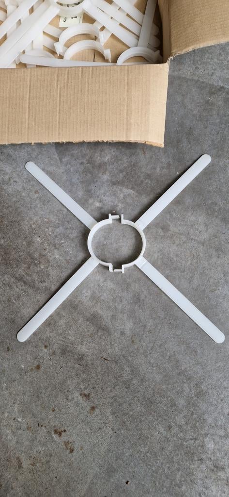 Ubbink afstandhouders schouw 80mm (6 stuks), Ophalen of Verzenden