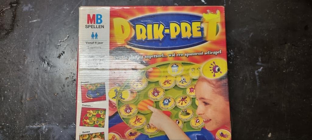 Prik pret spel van MB, Ophalen, Gebruikt