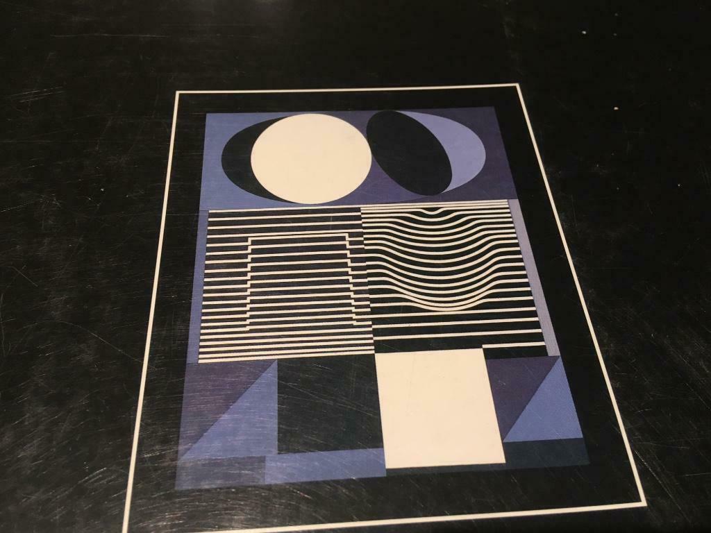 Hommage à Vasarely Cortier Dubois Dubreuil Delahaut Dewasne, Enlèvement ou Envoi, Comme neuf, Peinture et dessin