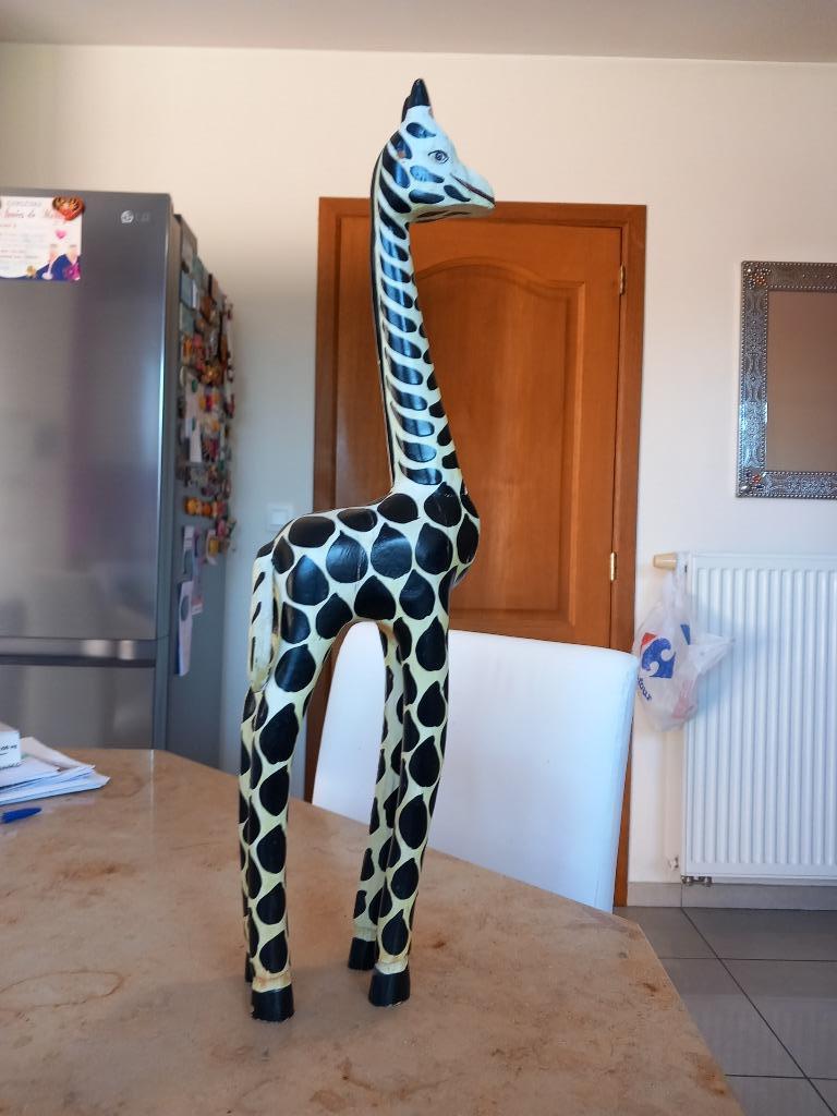 Houten giraf, Ophalen of Verzenden, Gebruikt