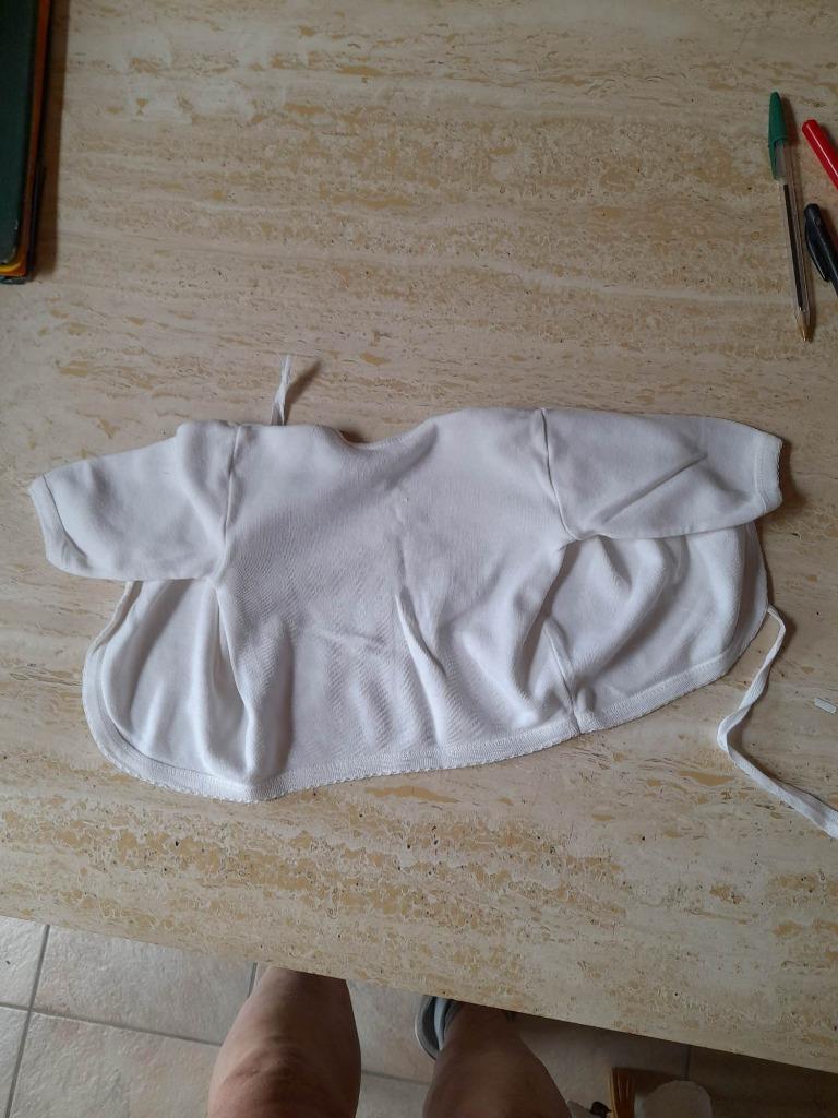 Open baby onderhemdje 'Monte Cardo'  Maat 50 (2), Nacht- of Onderkleding, Gebruikt, Jongetje of Meisje, Ophalen of Verzenden