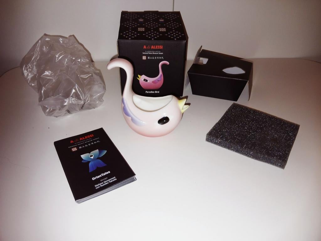 Alessi Paradise Bird saus-/melkkan, Ophalen of Verzenden, Porselein
