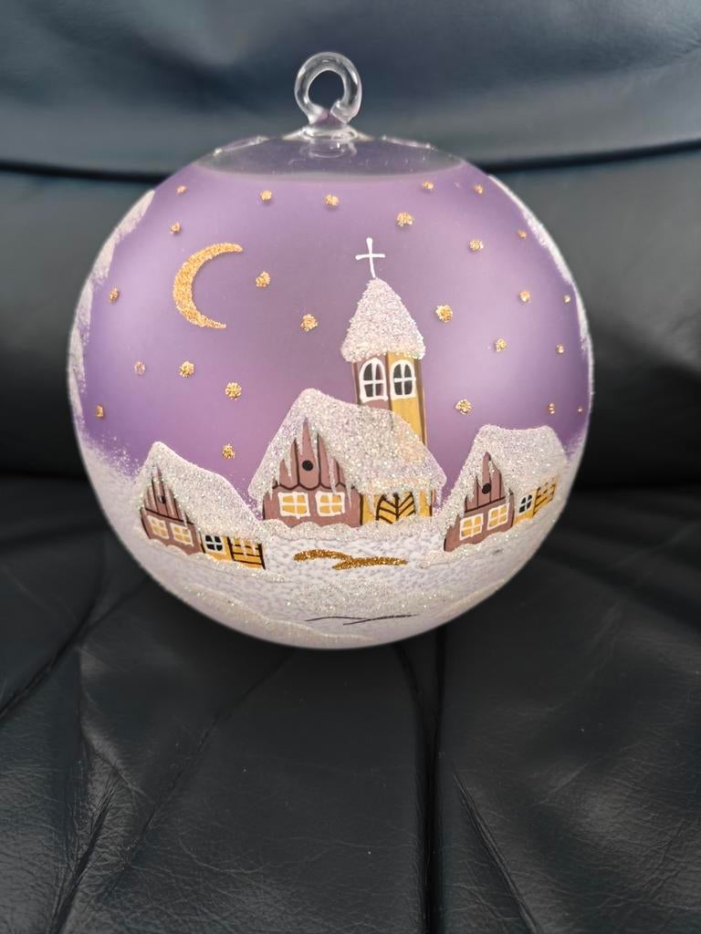 Grande boule de Noël en verre, Enlèvement, Comme neuf