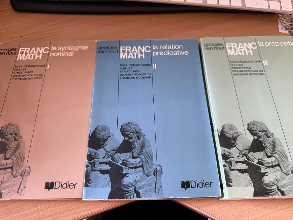 Franc-Math. Essai Pédagogique Sur Les Structures Grammatical, Enlèvement, Georges van Hout, Autres sciences