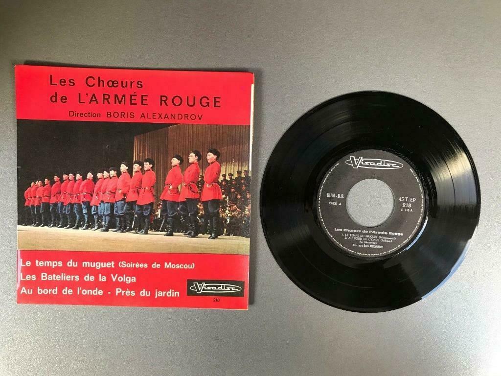 Vinyle des Choeurs de l'Armée Rouge -, CD & DVD, Vinyles Singles, Utilisé, Single, Autres genres, Enlèvement ou Envoi