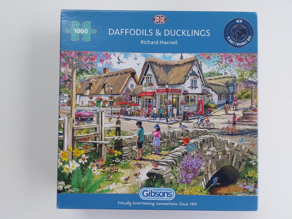 Puzzels Gibsons 1000 stukjes, Ophalen of Verzenden, 500 t/m 1500 stukjes, Gebruikt, Legpuzzel