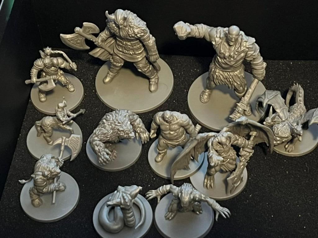 Ongeschilderde miniatures voor Dungeons & Dragons, etc., Een of twee spelers, Ophalen of Verzenden, Nieuw