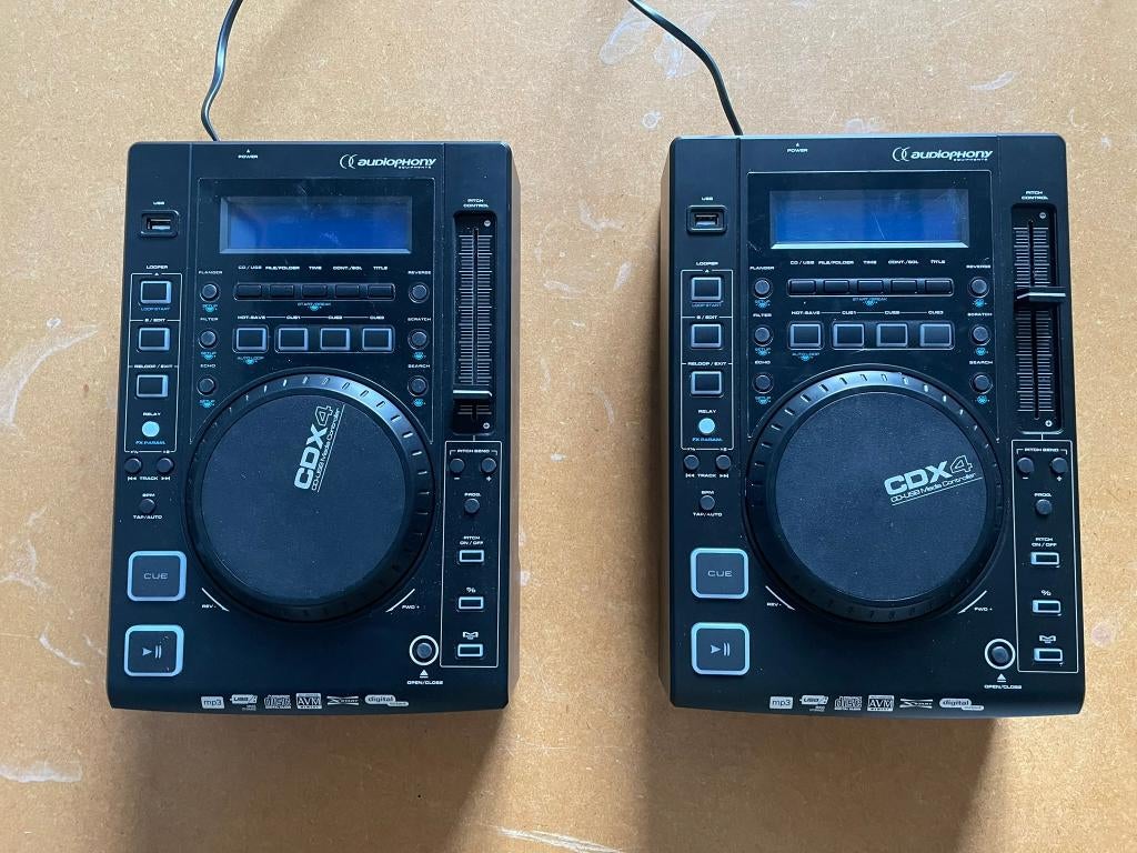 2x Audiophony cdx-4, Enlèvement, Comme neuf, Autres types