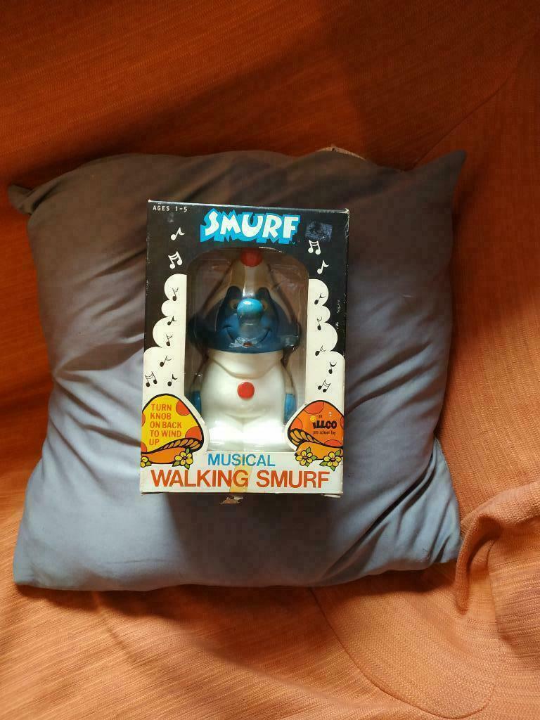 schtroumph "Musical walking Smurf" Peyo 1982, Enlèvement ou Envoi, Neuf