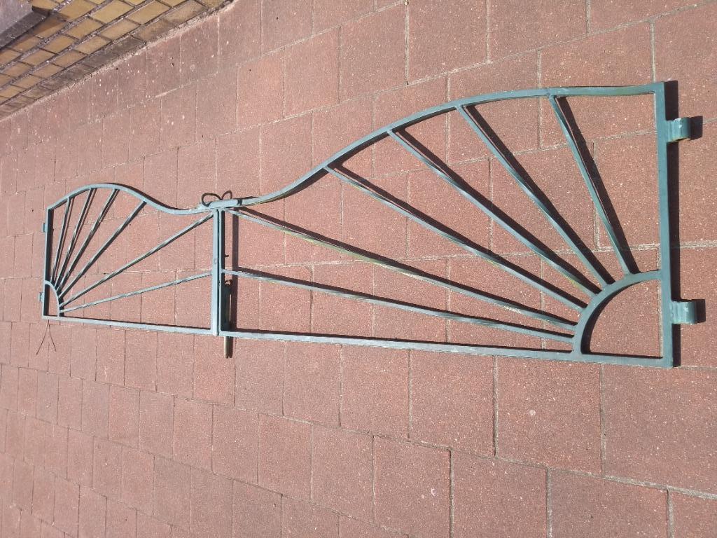 tuinhek - smeedijzeren hek, Tuin en Terras, Ophalen, Gebruikt, IJzer, Tuinhek