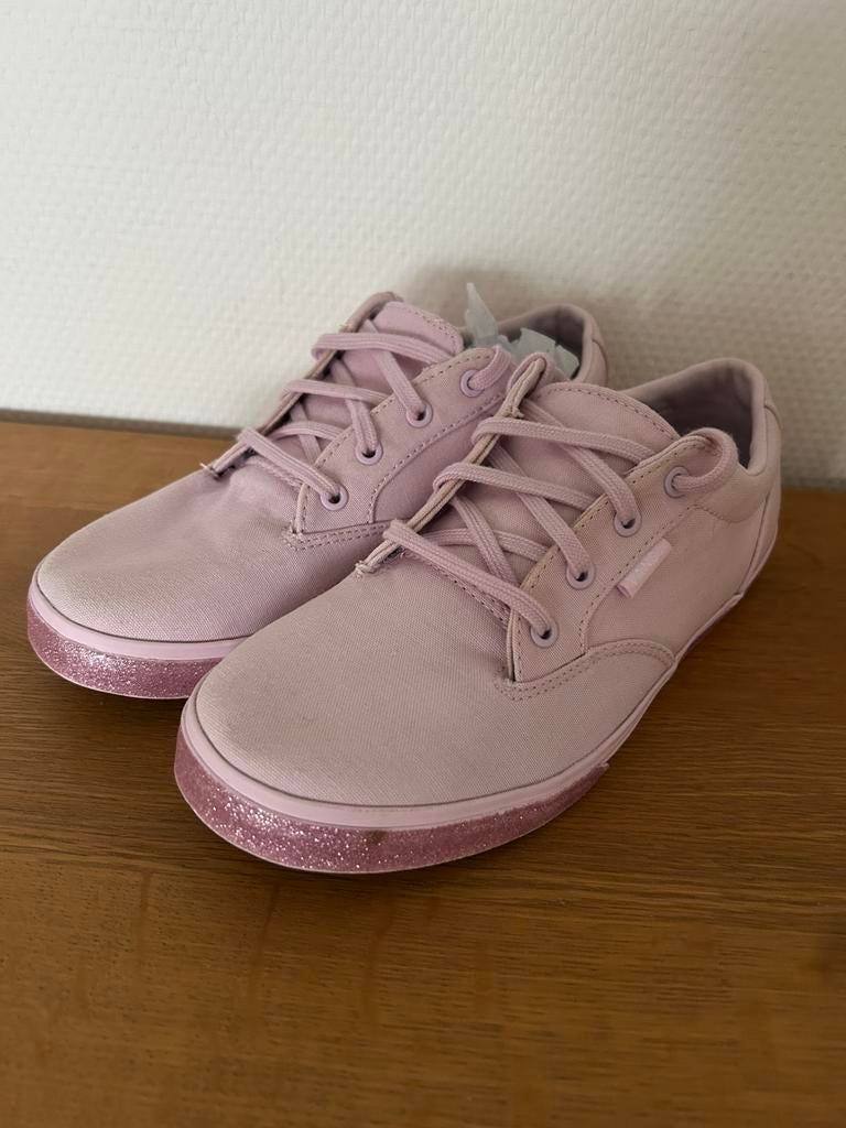 Lichtroze met glitters Vans maat 37, Enlèvement ou Envoi, Rose, Sneakers et Baskets, Comme neuf
