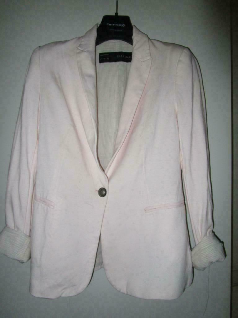 blazer jasje vestje roze Zara maat smal, Enlèvement ou Envoi, Rose, Comme neuf, Manteau
