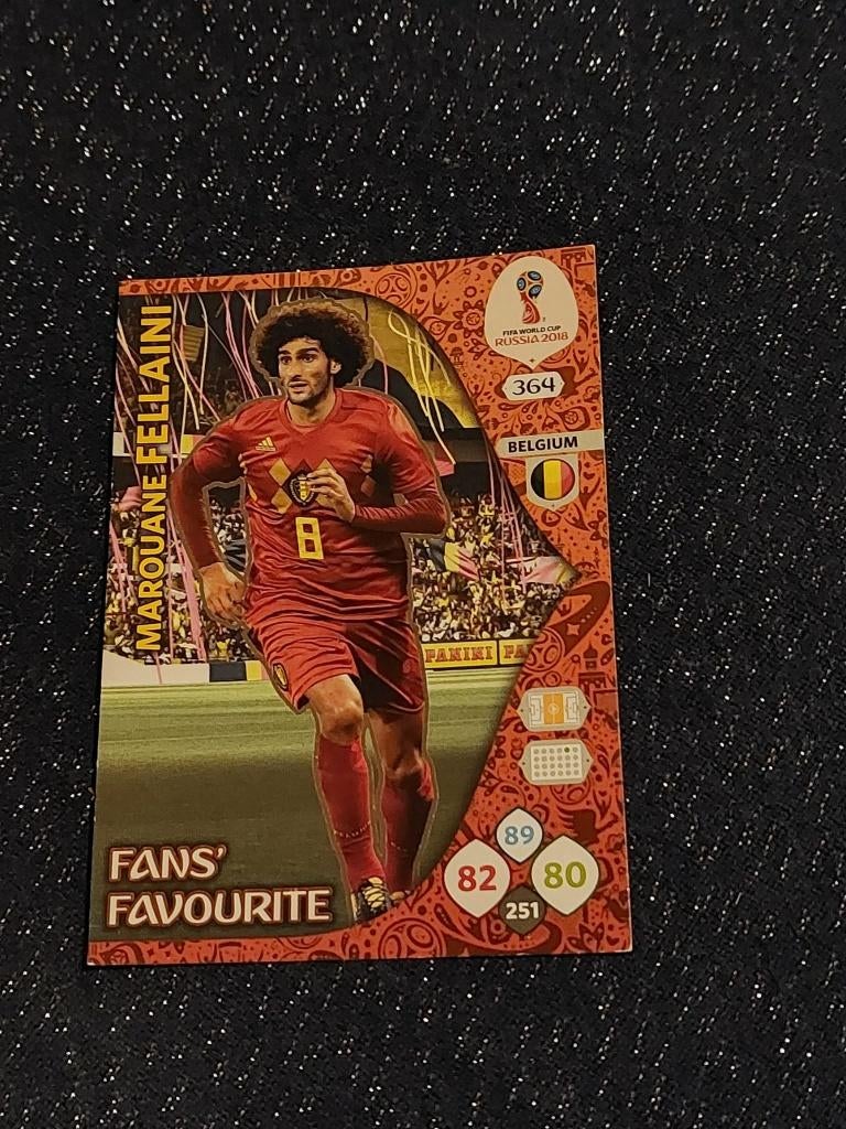 Voetbalkaart : Panini / Marouane Fellaini / WK 2018, Verzenden, Zo goed als nieuw, Spelerskaart
