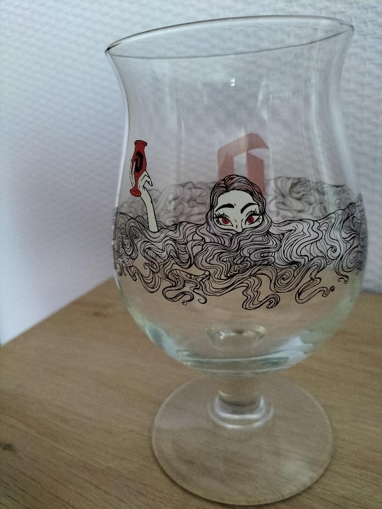 Duvelglas Winking Lizard, Verzamelen, Ophalen of Verzenden, Zo goed als nieuw, Glas of Glazen, Duvel