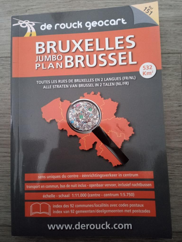 Plan Bruxelles de rouck, Ophalen of Verzenden, Zo goed als nieuw, België, Overige typen