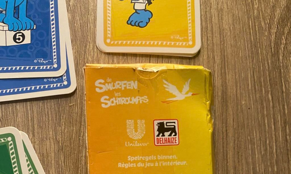 🔥 Kwartet Smurfen, Verzamelen, Speelkaarten, Jokers en Kwartetten, Zo goed als nieuw, Ophalen of Verzenden