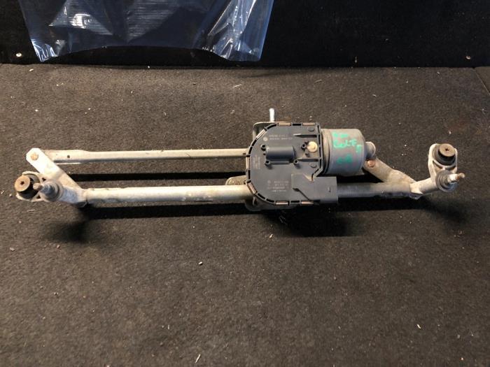 Ruitenwismotor + Mechaniek van een Volkswagen Golf, Gebruikt, -, Volkswagen, -