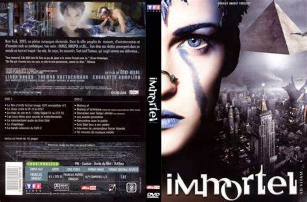 dvd immortal enki bilal sciences fiction 1xdvd francais/angl, À partir de 12 ans, Enlèvement ou Envoi, Comme neuf, Science-Fiction
