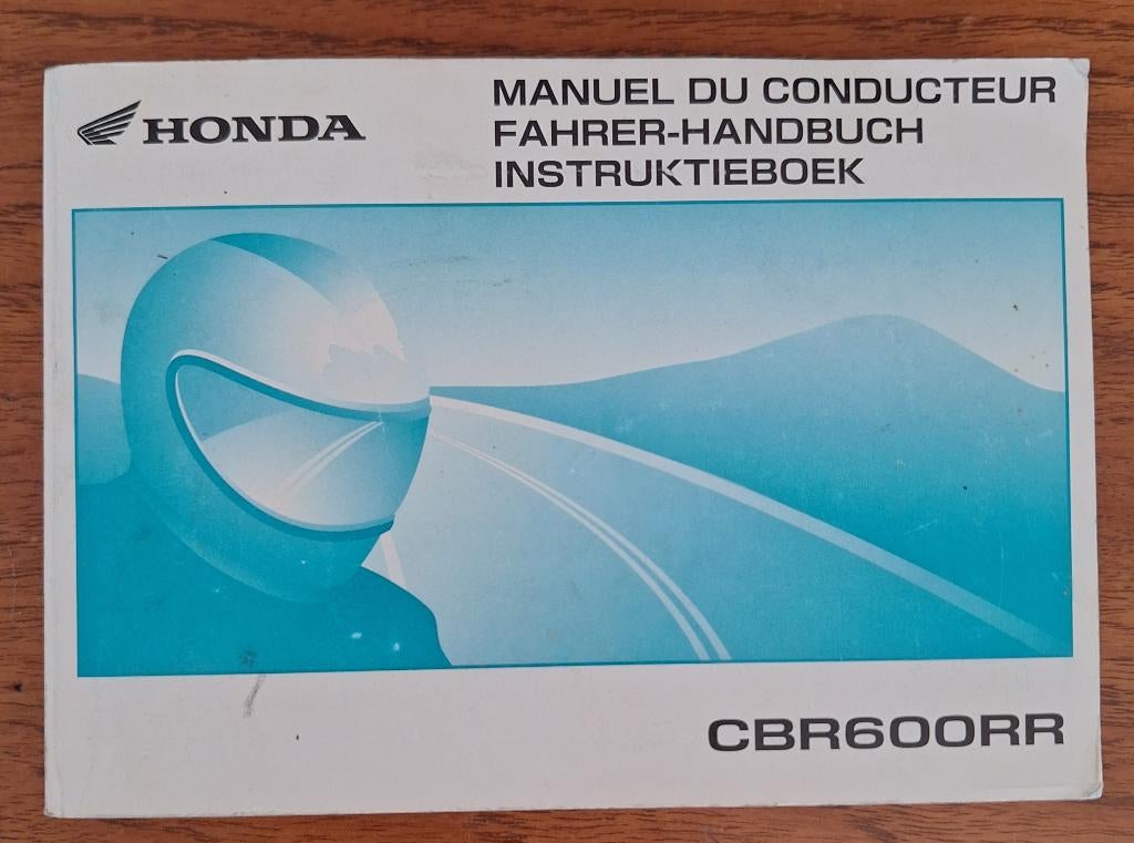 Origineel Honda CBR600RR Instructieboekje / Handleiding, Verzenden, Honda
