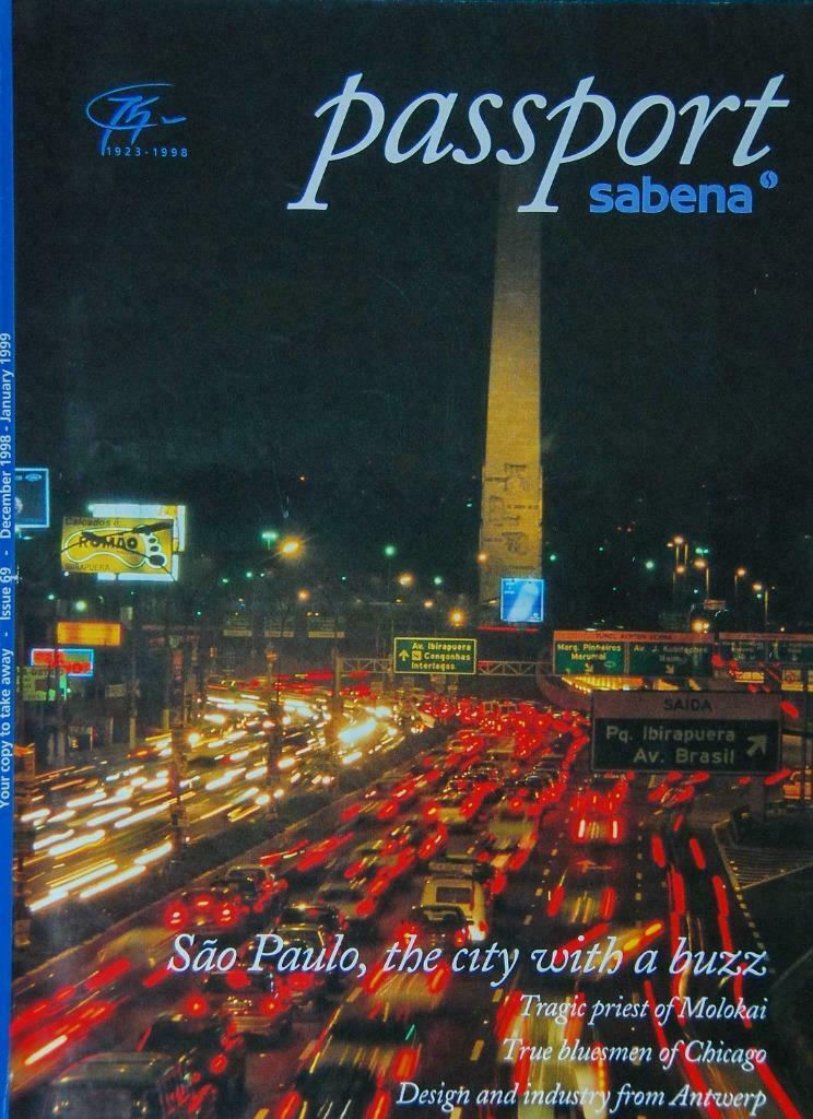 Paspoort Sabena december-januari 1998-1999, Ophalen of Verzenden, Gebruikt, Boek of Tijdschrift