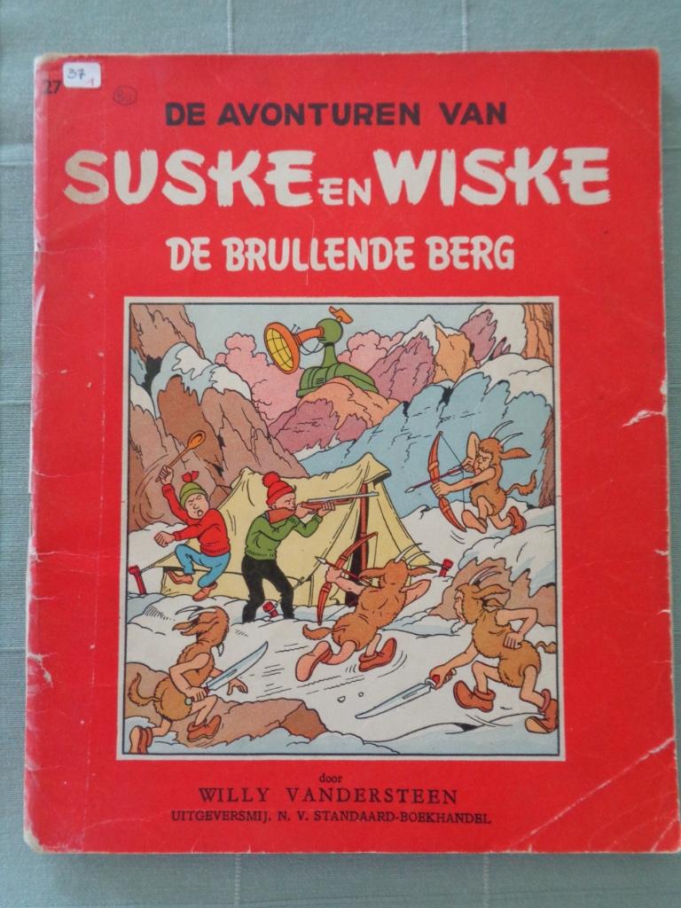 Suske en Wiske - De Brullende Berg (1e druk 1956), Ophalen of Verzenden