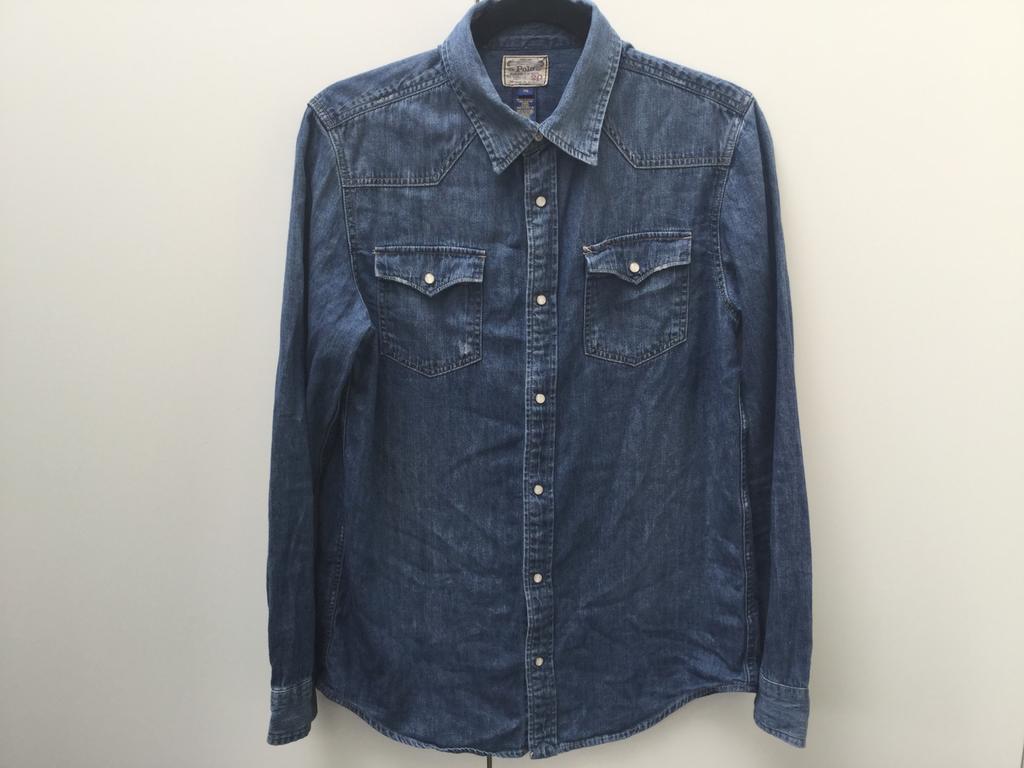Chemise Polo Ralph Lauren taille 20 (176) bleu jean, Enlèvement ou Envoi, Neuf, Polo Ralph Lauren denim, Chemise ou Chemisier