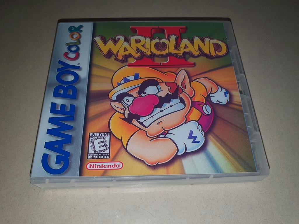 Wario Land II Game Boy Color GBC Game Case, Envoi, Comme neuf