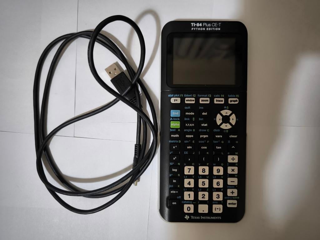 Ti 84 CE-T Python Edition grafische rekenmachine, Diversen