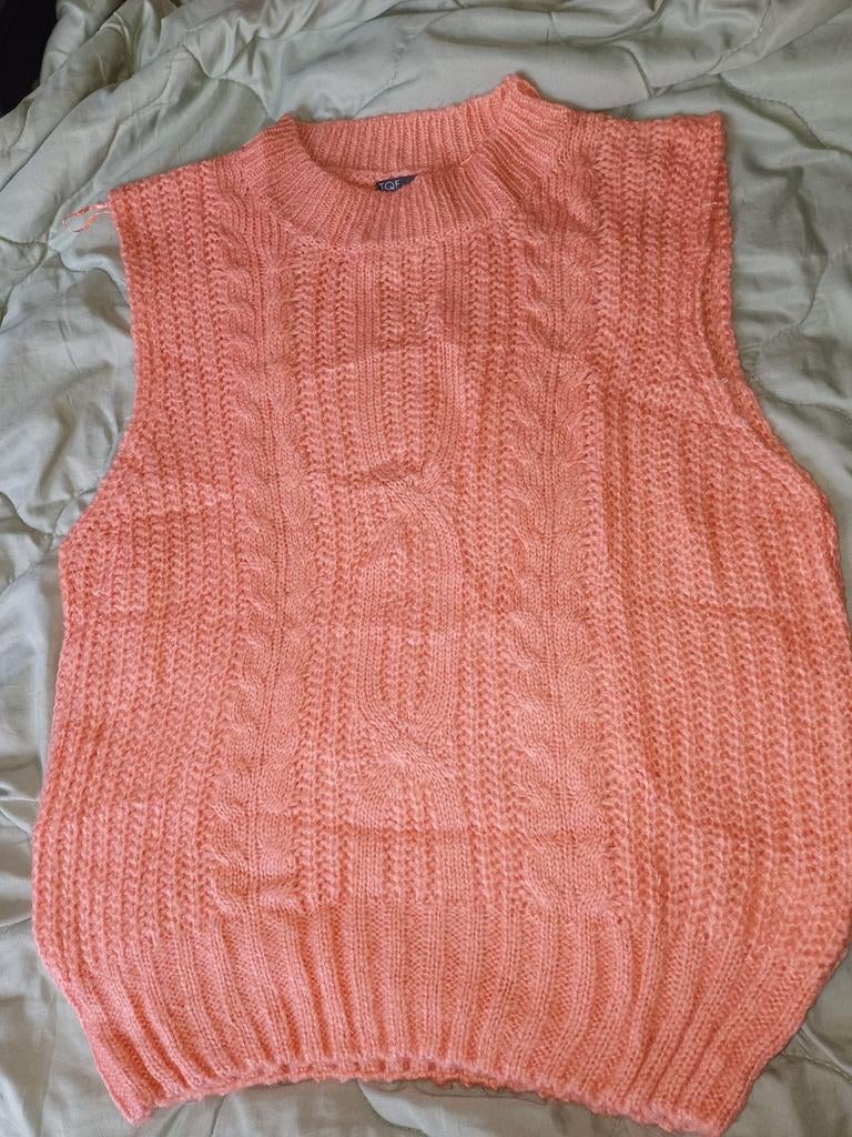 Pull sans manche taille L, Enlèvement ou Envoi, Autres couleurs, TQF collection, Taille 42/44 (L)