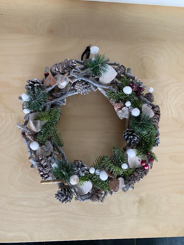 Kerstkrans, Ophalen of Verzenden, Zo goed als nieuw