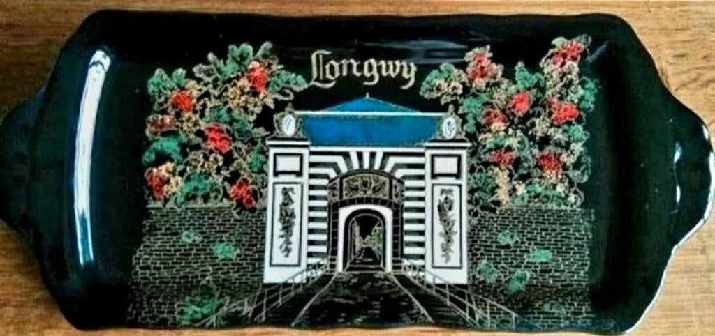 PLATEAU ÉMAUX DE LONGWY NEUF FINEMENT PEINT À LA MAIN, Maison & Meubles, Enlèvement ou Envoi, Neuf, Rectangulaire, Autres matériaux